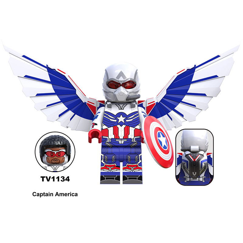 TV6216 Marvel Super Heroes Series Minifigures Winter Soldier Karl Building Blocks MOC Figures Bricks Model Toys Gifts For Children