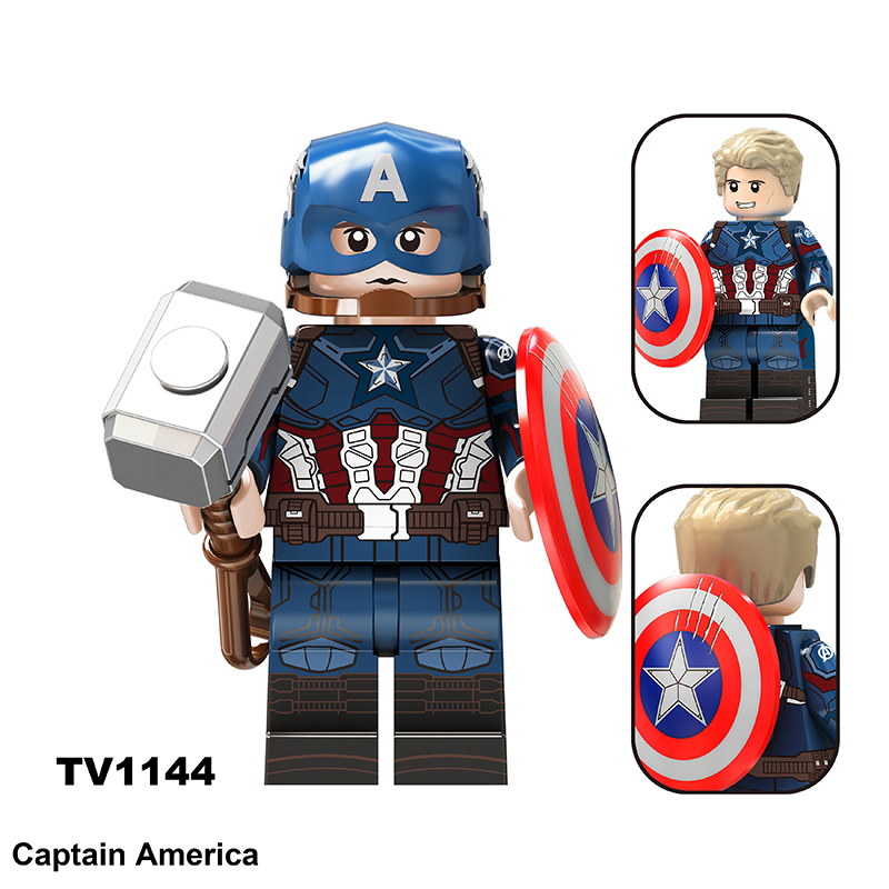 TV6217 Marvel Super Heroes Series Minifigures Winter Soldier Karl Building Blocks Hulk MOC Figures Bricks Model Toys Gifts For Children