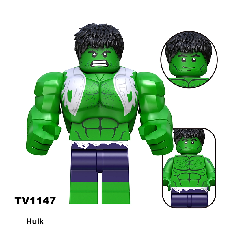 Marvel Minifigures Hulk American Captain Building Blocks Figures Bricks ...