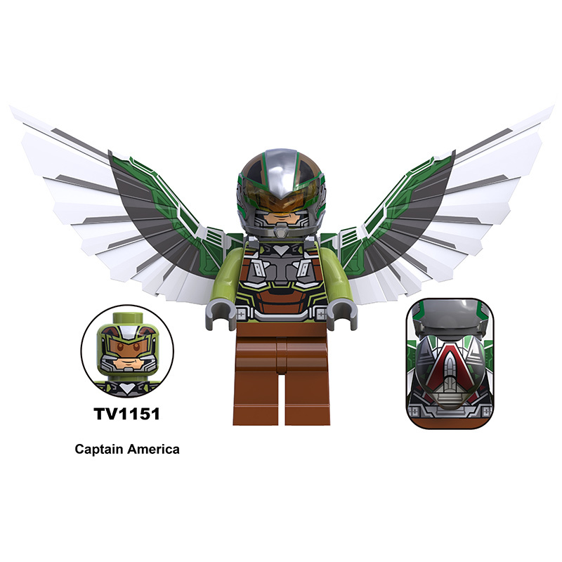 TV6218 Marvel Super Heroes Series Minifigures Winter Soldier Karl Building Blocks Hulk MOC Figures Bricks Model Toys Gifts For Children