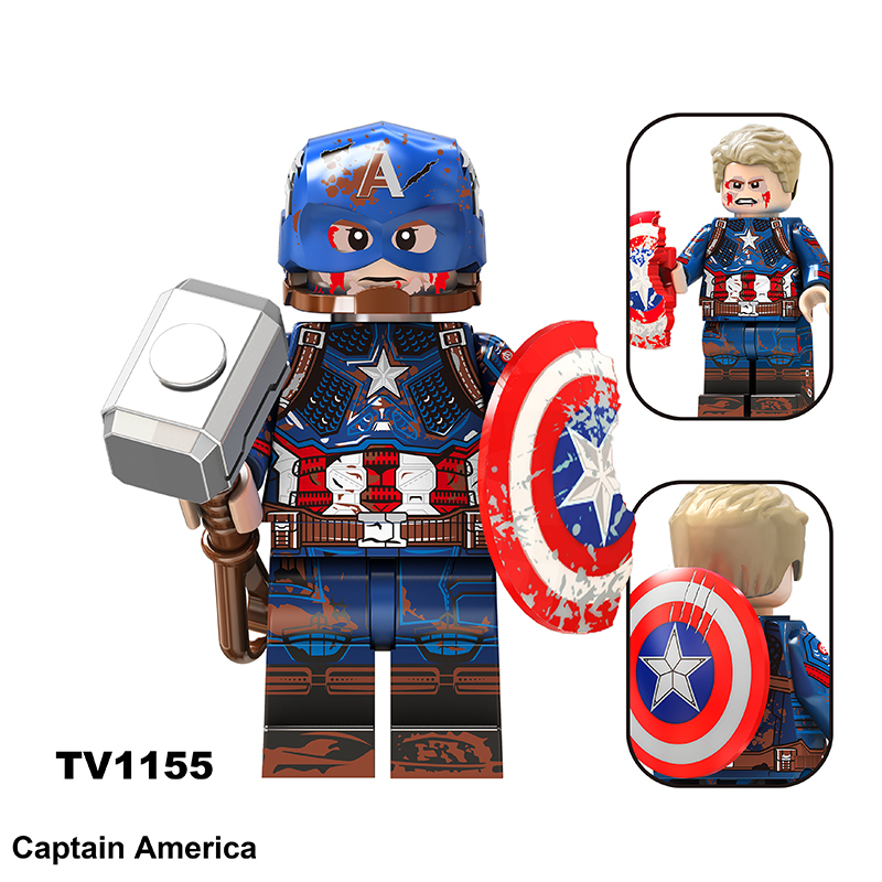 TV6218 Marvel Super Heroes Series Minifigures Winter Soldier Karl Building Blocks Hulk MOC Figures Bricks Model Toys Gifts For Children