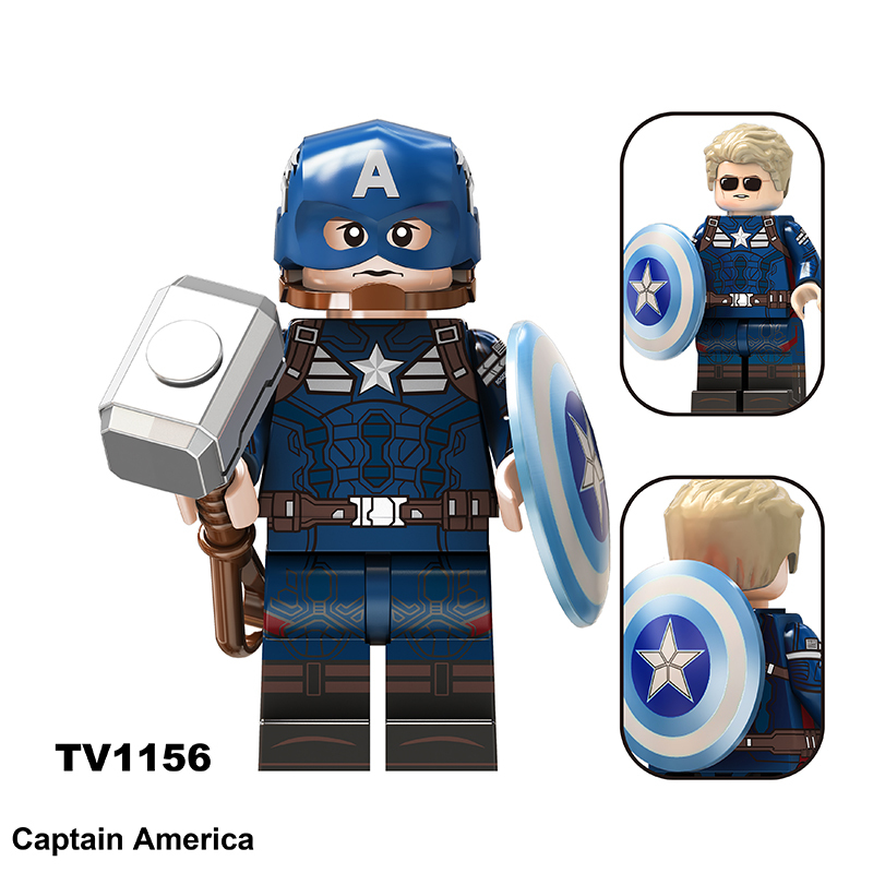 TV6218 Marvel Super Heroes Series Minifigures Winter Soldier Karl Building Blocks Hulk MOC Figures Bricks Model Toys Gifts For Children