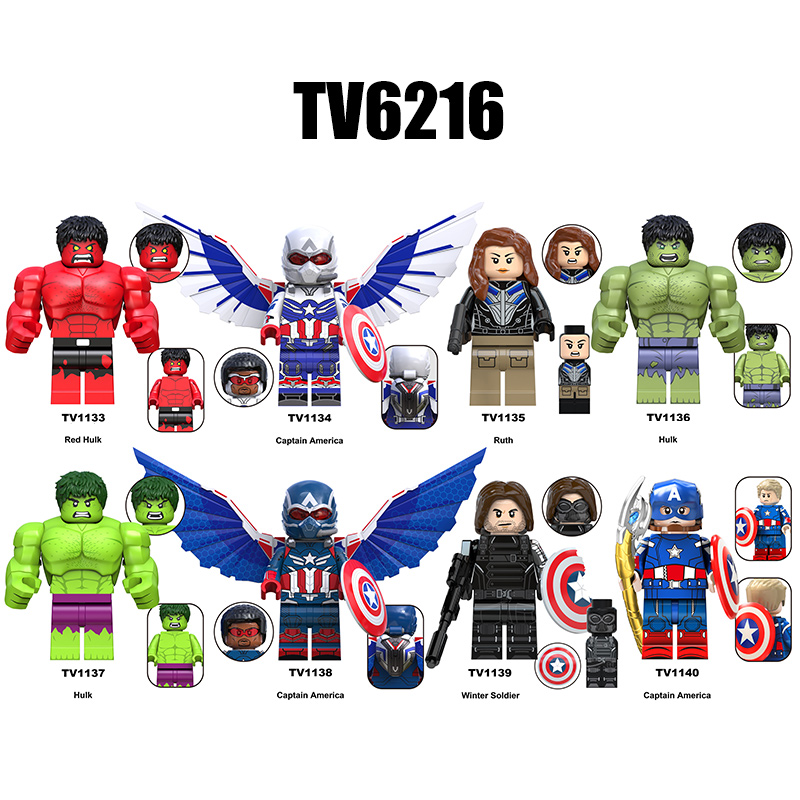 WM6117 Marvel MinifiguresBuilding Blocks Figures Bricks Toys