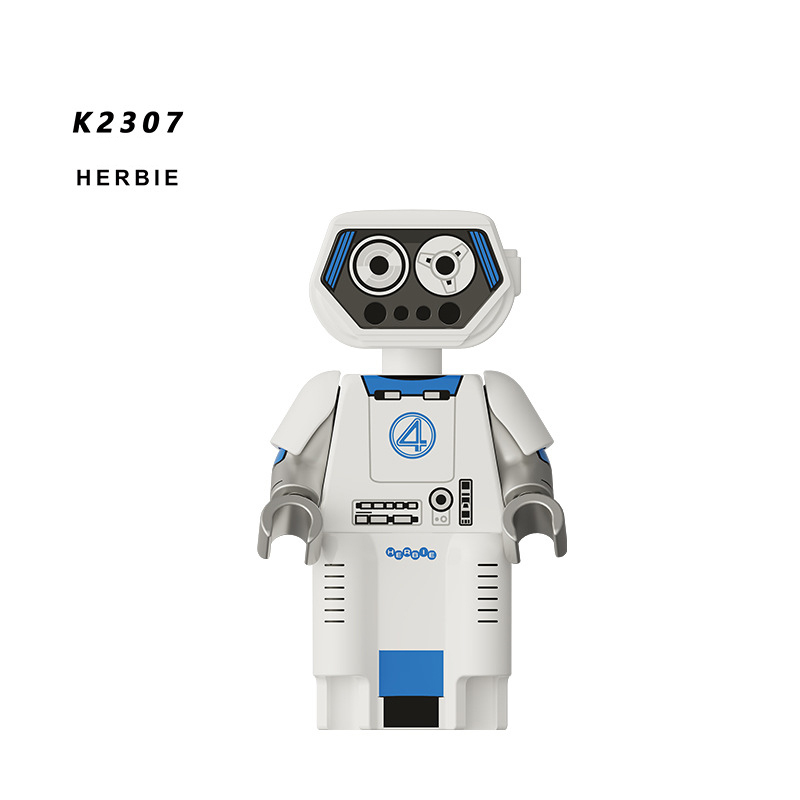 KDL847 Movie DC Fantastic Four Mister Fantastic Silver Surfer Minifigs Action Figure Human Torch Building Blocks Annihilus Children Gifts Toys