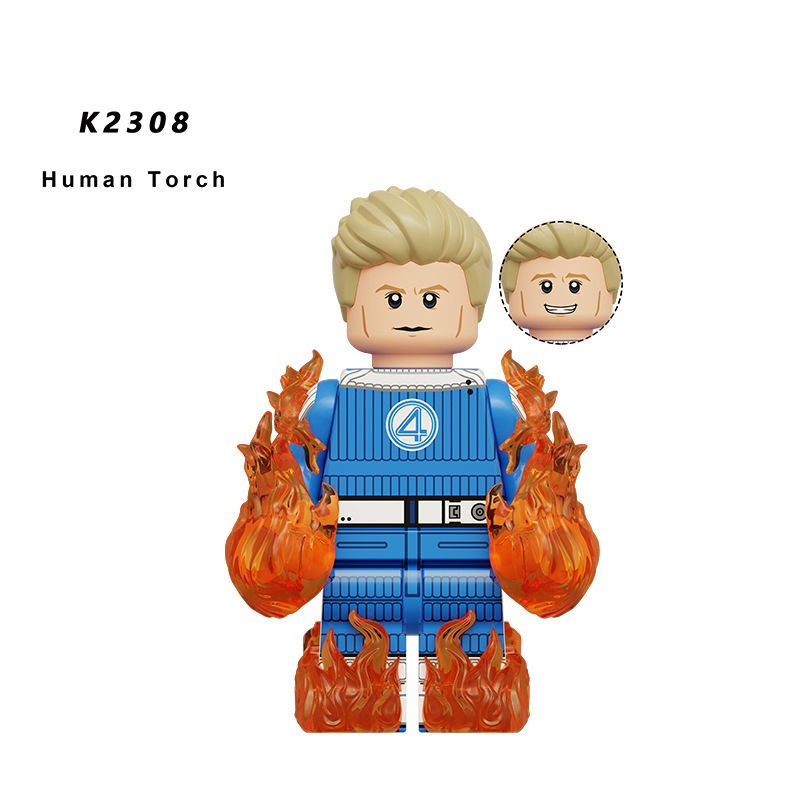 Marvel DC Fantastic Four Mister FanTastic Minifigs Galactus Bricks