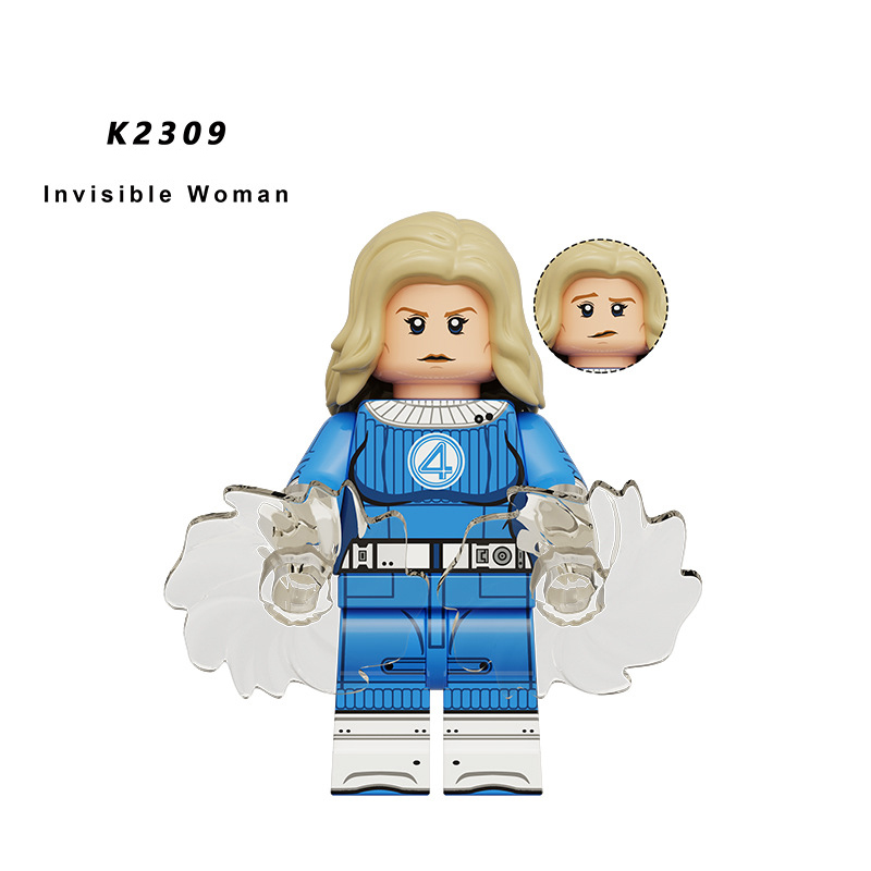 Marvel DC Fantastic Four Mister FanTastic Minifigs Galactus Bricks