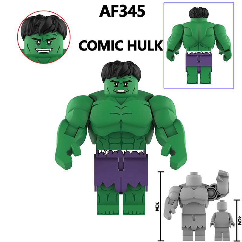 G0140 America Disney Marvel superhero series Big Hulk Minifigurs Building Blocks Avengers Thanos Action Iron Models Toys Gift