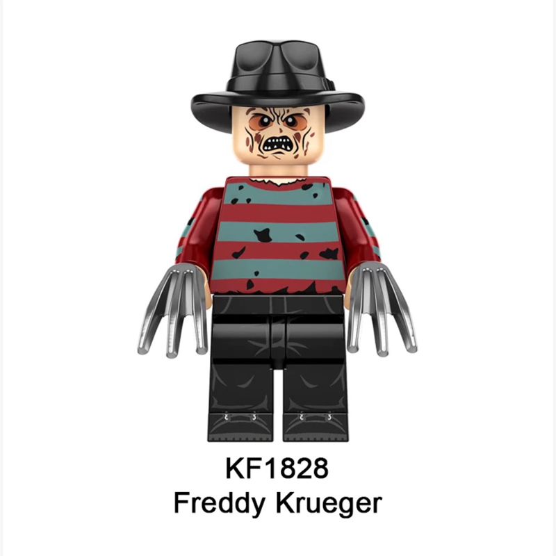 KF6173 Happy Halloween Butcher Joker Death Building Blocks Comic Jason Fiona Gilman Minifigs Broll Anime Action Children Gifts Toys