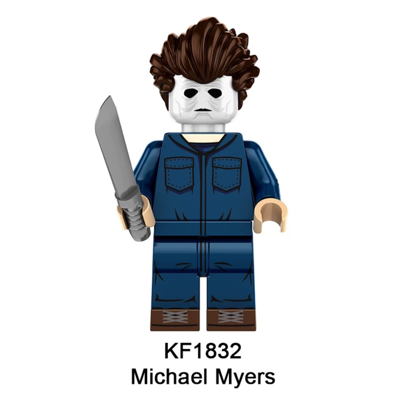 KF6173 Happy Halloween Butcher Joker Death Building Blocks Comic Jason Fiona Gilman Minifigs Broll Anime Action Children Gifts Toys