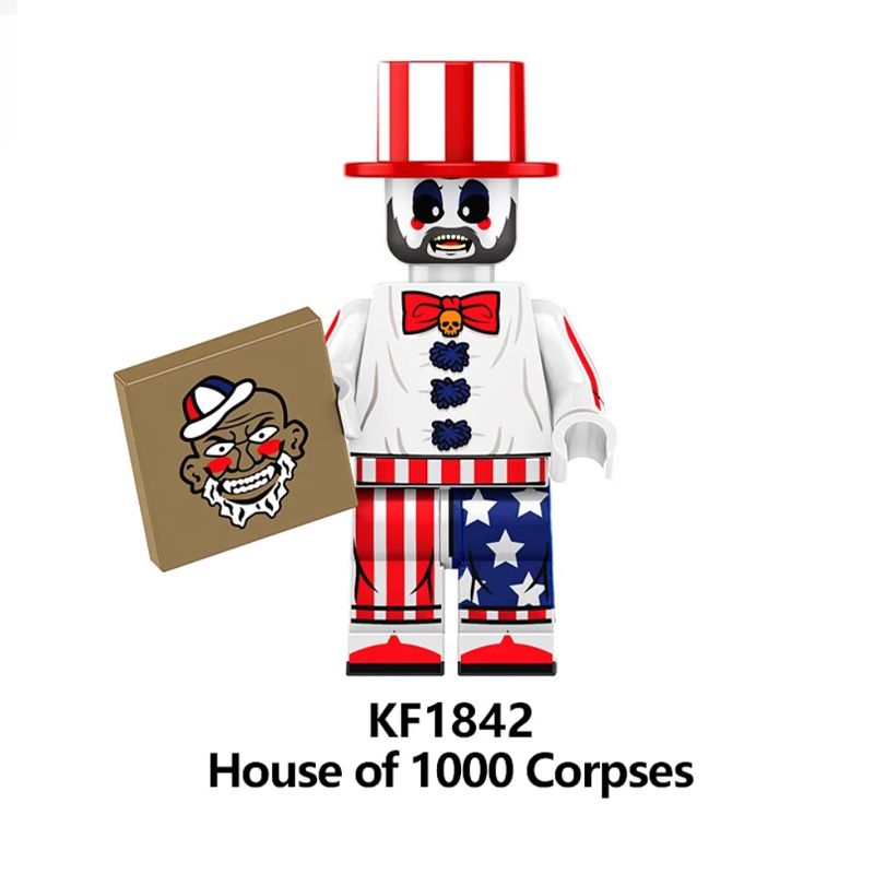 KF6175 Happy Halloween Sally Jack Skellington Building Blocks Comic  Michael Myers Hannibal Minifigs Broll Anime Action Children Gifts Toys