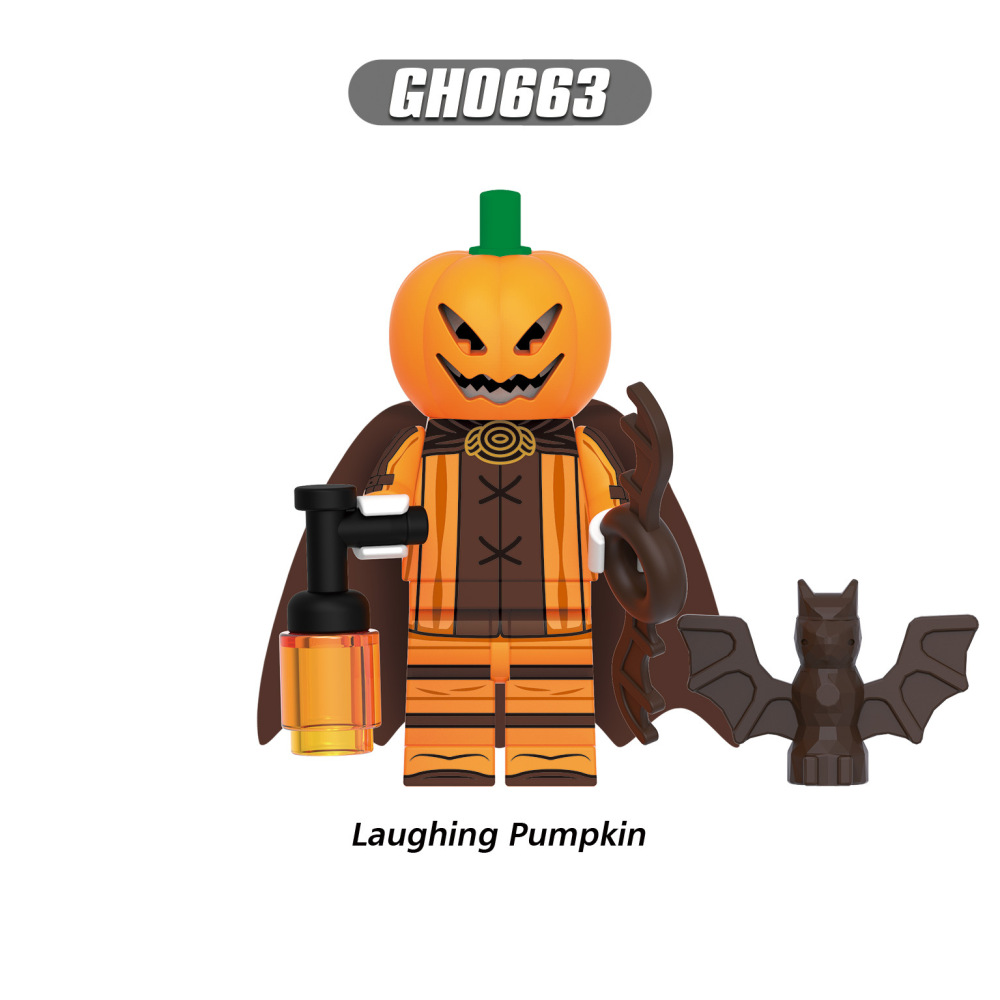 TP1011 Halloween Slender Man Annabelle Freddie Building Blocks Comic Tomie Nun Megan Minifigs Broll Anime Action Children Gifts Toys