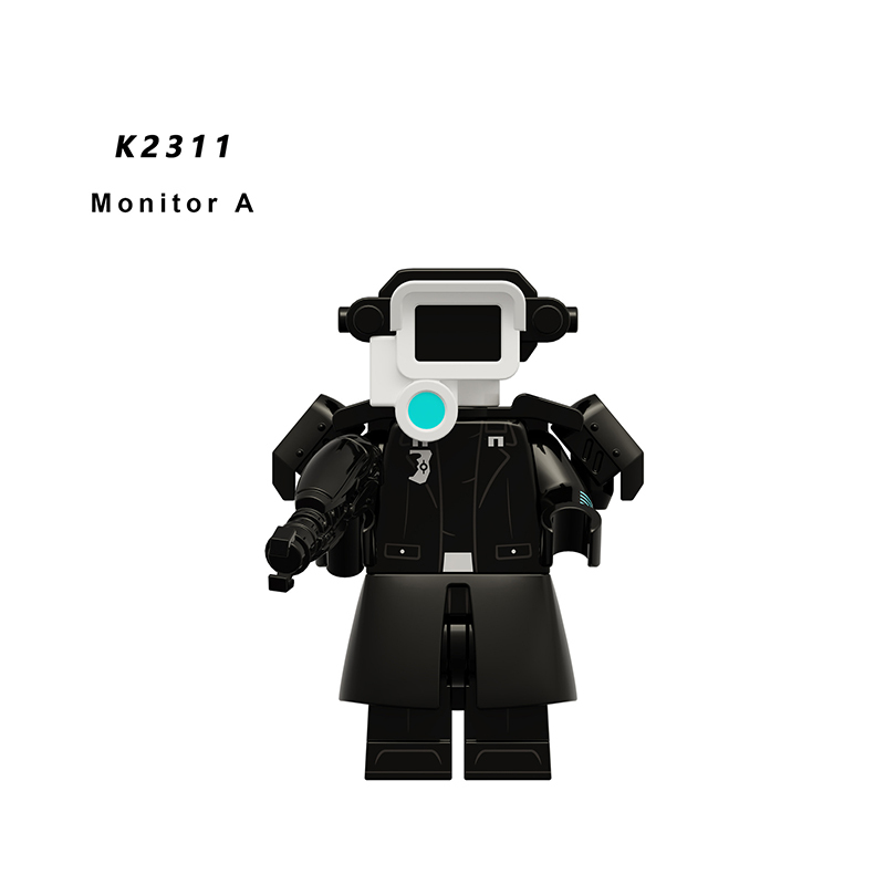 KDL846 Web Anime Female Voice Person Building Blocks Big Speaker Man Astronomical Hunter Minifigs Lightning Children Gifts Toys Boys