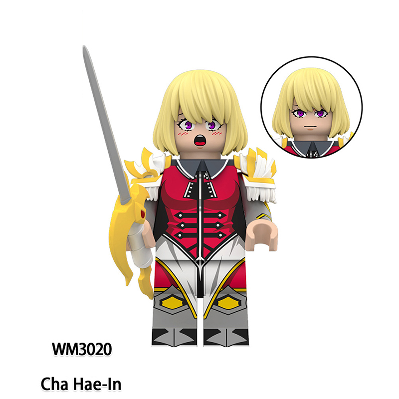 WM6220 Series Solo Leveling Anime Frieren Action Figure Sung Jin-Woo Building Blocks Cartoon Movie Model Toys