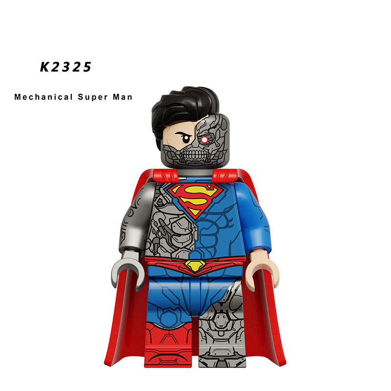 G0139 Marvel Super Heros Superman Ultraman Minifigs Lex Luthor Building Blocks Hawkgirl Mister Terrific Children Gifts Toys