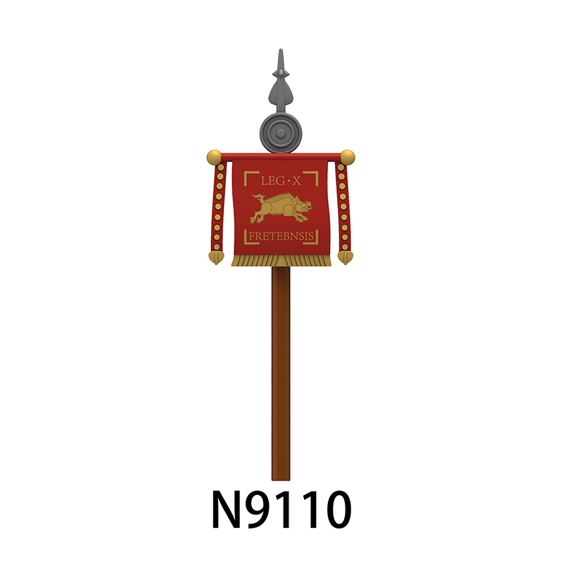 N818-832 Medieval Series Ancient Roman Shield Heavy Infantry Minifigs Building Blocks Crossbowaman Centurion Weapon Sword Shield Toys Boys