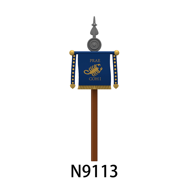 N818-832 Medieval Series Ancient Roman Shield Heavy Infantry Minifigs Building Blocks Crossbowaman Centurion Weapon Sword Shield Toys Boys