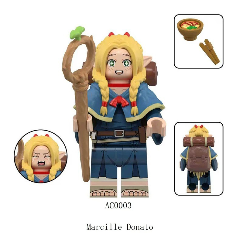 DXMH535A DXMH535B InuYasha Series Rumiko Takahashi Anime Dracule Higurashi Kagome Action Figure Building Blocks Decoration Children Gift