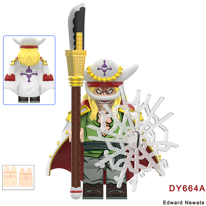 One Piece Series Luffy Ace Mini Anime Dracule Mihawk Bricks Compatible