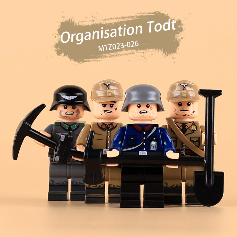 Military Fire Police Officer Minifigs Bricks Kits Compatible