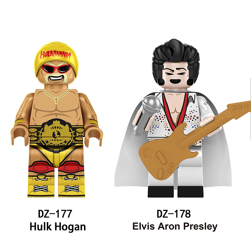 DZ-175 Cartoon Series Rocker Minifigs Building Block Bible Character Ozzy Osbourne  Action Figures Children Gifts Toys Christianity Compatible