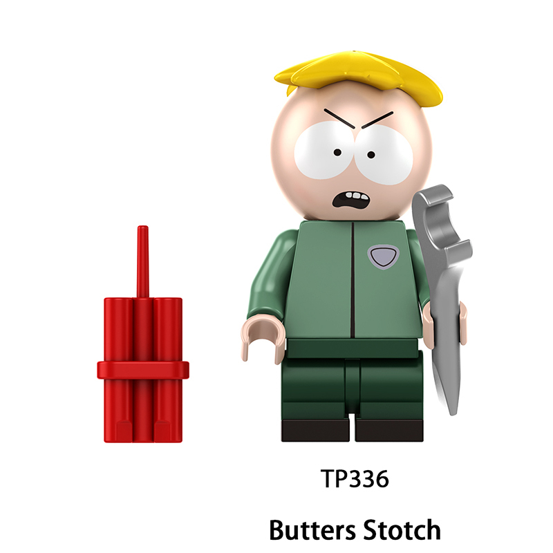 KF6192 Cartoon Butters Stotch Eric.cartman Minifigs Building Blocks Stan Marsh Action Figures Children Gifts Birthday Toys