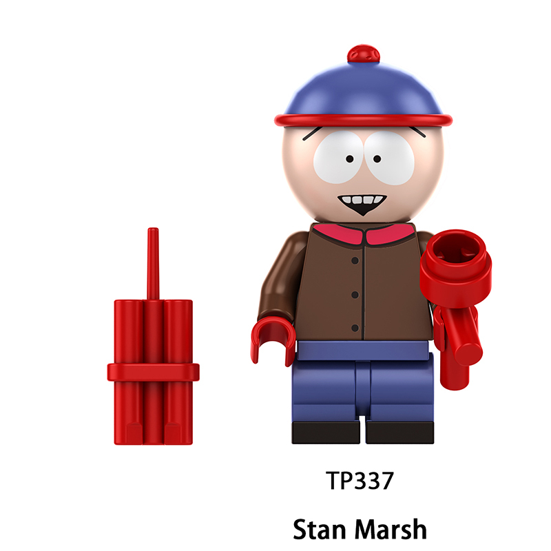 KF6192 Cartoon Butters Stotch Eric.cartman Minifigs Building Blocks Stan Marsh Action Figures Children Gifts Birthday Toys