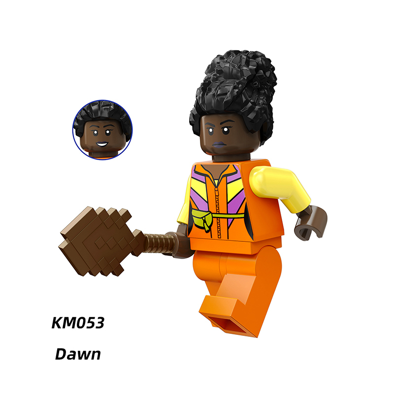 G0105 Minecraft Series Minifigures Building Blocks Zombie Villager Ninja Tamer Fox Game Accessories Brick Model Toy Gift For Kid