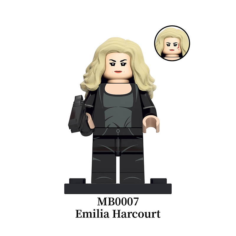 MB0006-0012 American DC Marvel Movie Peacemaker Minifigs Building Blocks Vigilante Emilia Harcourt Action Figures Model Children Toys Boys