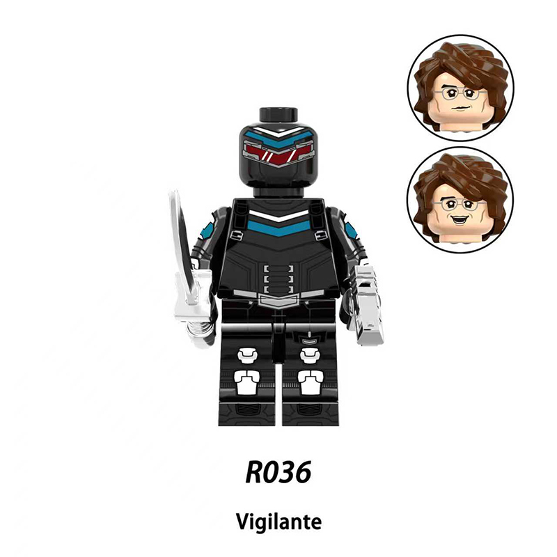 MB0006-0012 American DC Marvel Movie Peacemaker Minifigs Building Blocks Vigilante Emilia Harcourt Action Figures Model Children Toys Boys