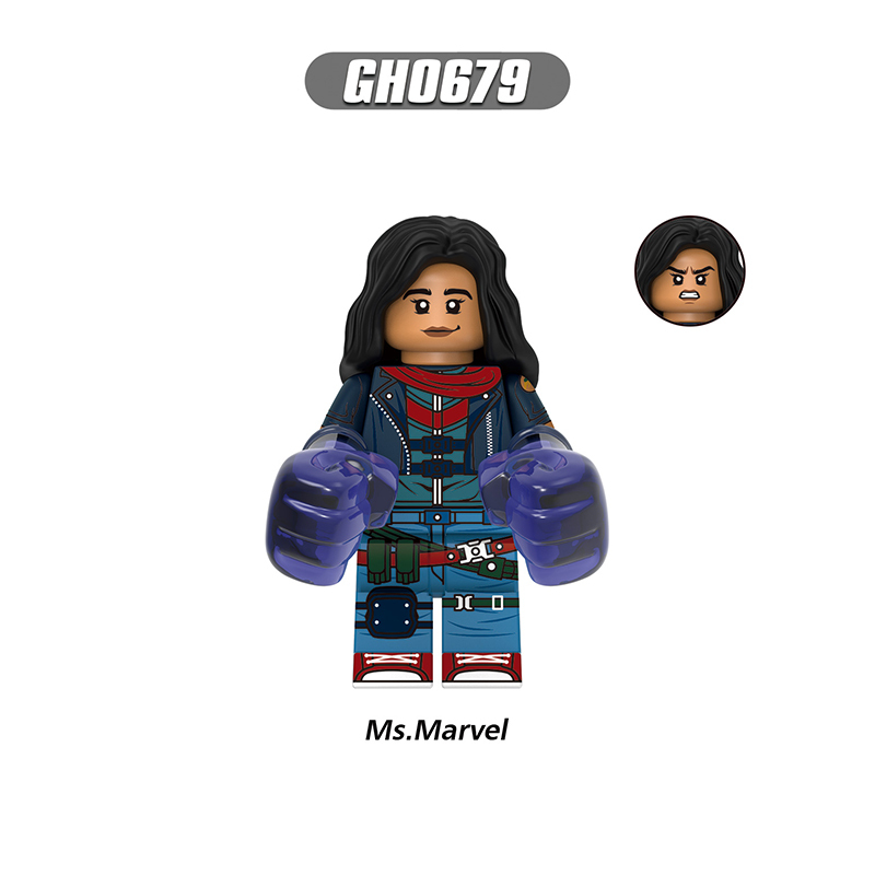 X0325 Halloween Super Heroes Marvel Avengers Zombie Minifigures Building Blocks Captain America Iron Man Falcon Doctor Strange Scarlet Witch Wasp Wong Hawkeye Action Mini Figures Assemble DIY MOC Bricks Educational Toys Gift for Children