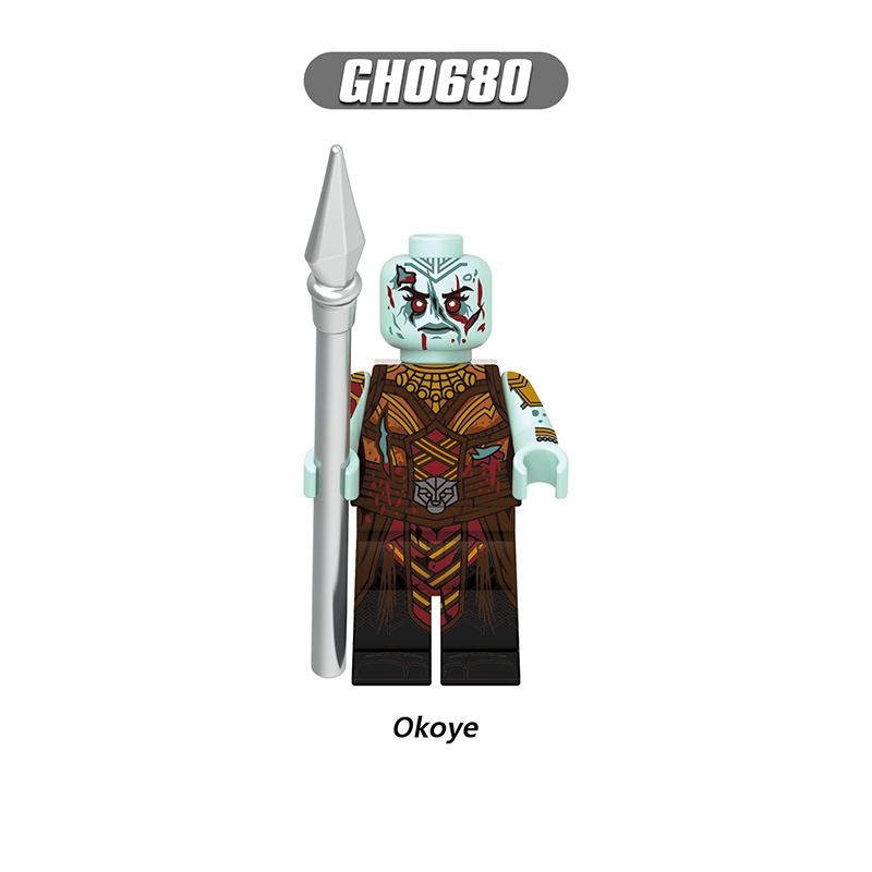 X0325 Halloween Super Heroes Marvel Avengers Zombie Minifigures Building Blocks Captain America Iron Man Falcon Doctor Strange Scarlet Witch Wasp Wong Hawkeye Action Mini Figures Assemble DIY MOC Bricks Educational Toys Gift for Children