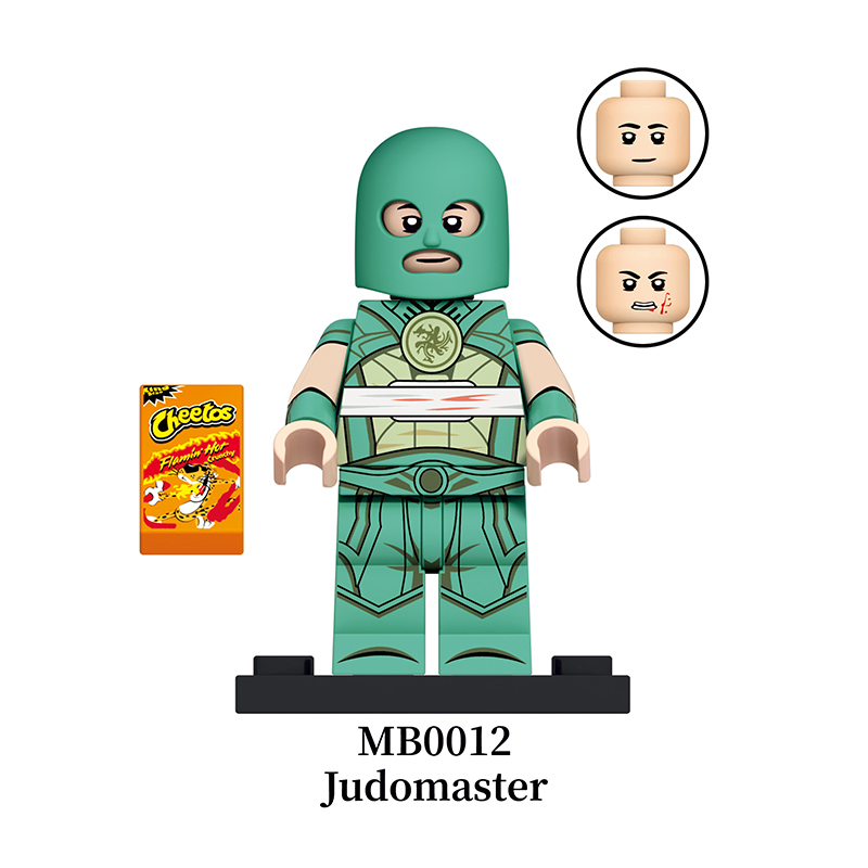 MB0006-0012 American DC Marvel Movie Peacemaker Minifigs Building Blocks Vigilante Emilia Harcourt Action Figures Model Children Toys Boys