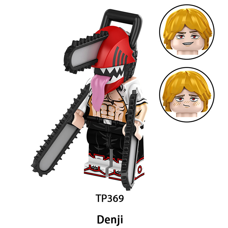 Chainsaw Man Minifigures Bricks Cartoon Action Mini Figures MOC Toys