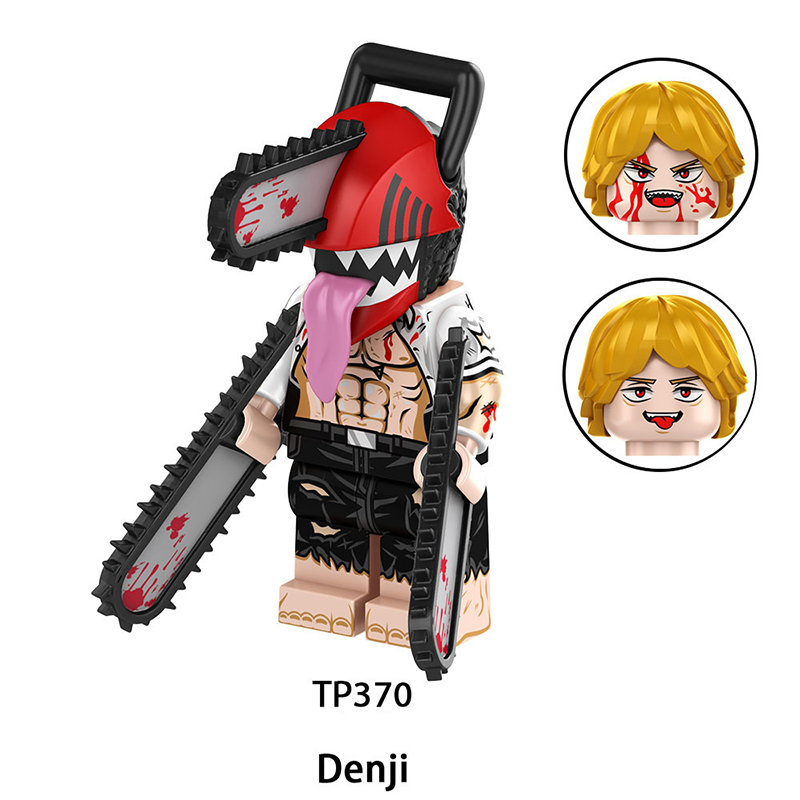 Chainsaw Man Minifigures Bricks Cartoon Action Mini Figures MOC Toys