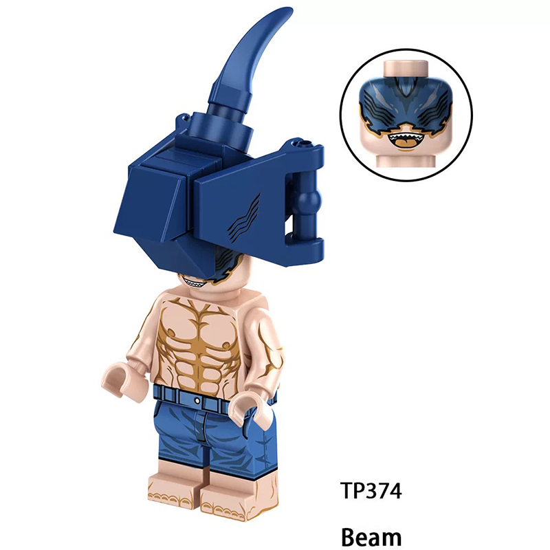 TP1046 Chainsaw Man Anime Minifigures Building Blocks Denji Makima Hayakawa Aki Cartoon Weapon DIY Brick Gift Children Kid