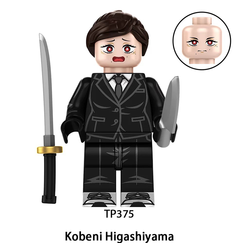 TP1046 Chainsaw Man Anime Minifigures Building Blocks Denji Makima Hayakawa Aki Cartoon Weapon DIY Brick Gift Children Kid