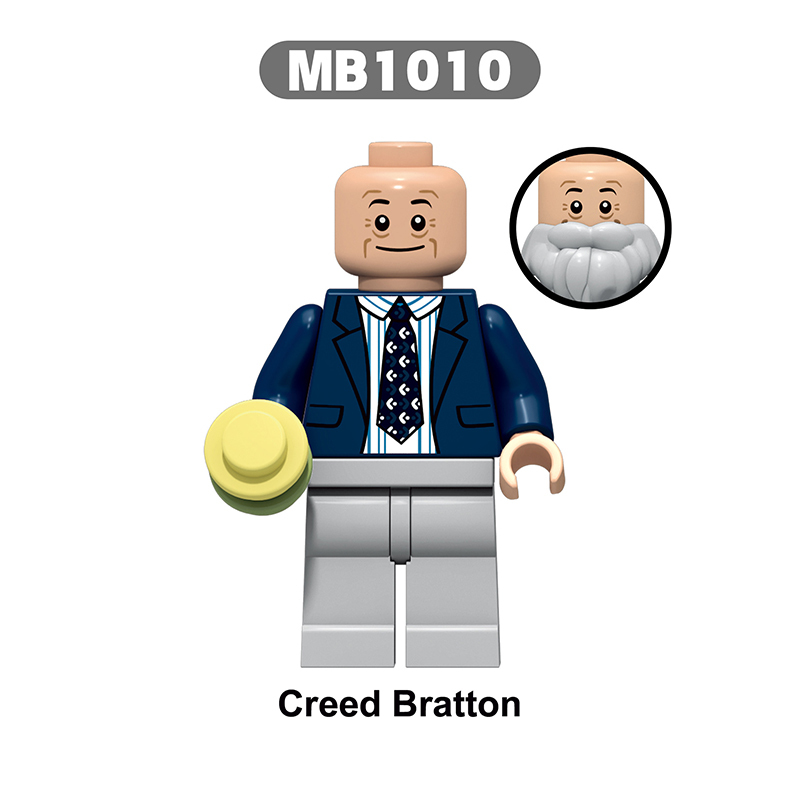 MB1001-1005 American Movie The Office Michael Scott Minifigs Building Blocks Dwight SchruteAction Figures Model Children Toys Boys