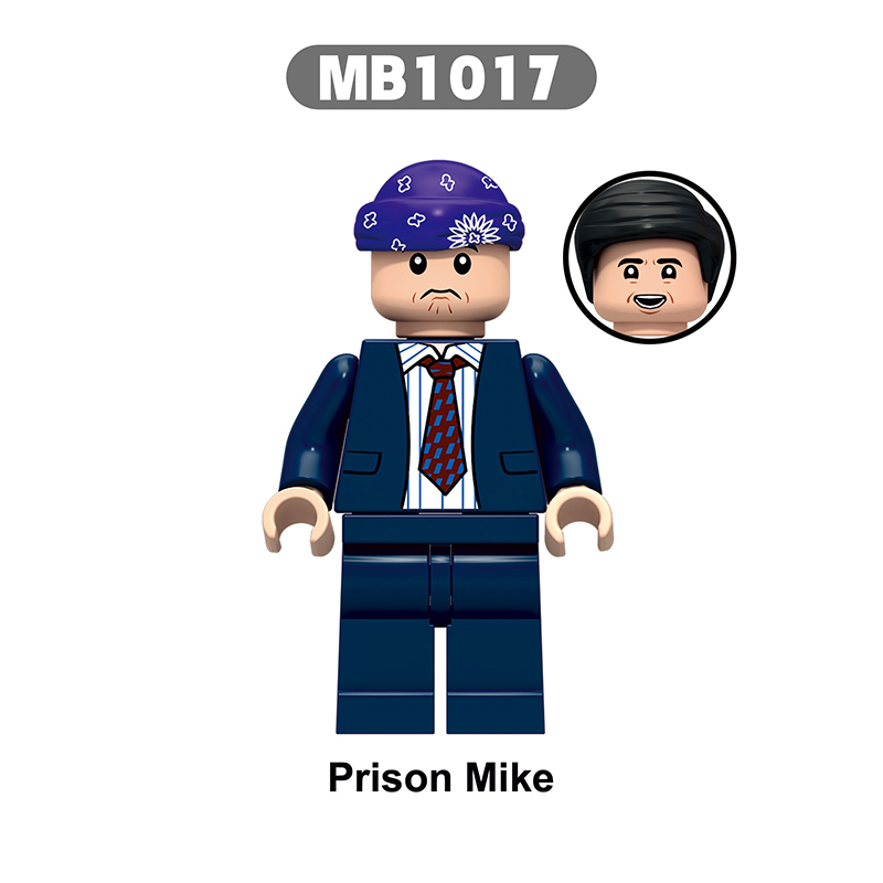 MB1006-1012 American Movie The Office Toby Flenderson Minifigs Building Blocks Dwight SchruteAction Figures Model Children Toys Boys