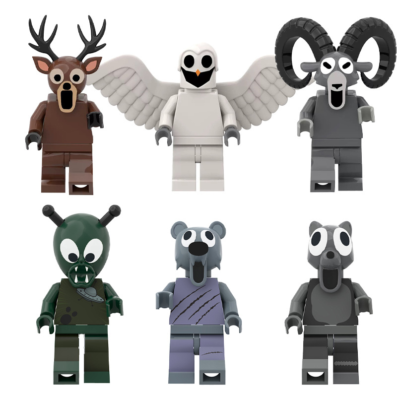731STU Game Hollow Knight: 99 Nights in the Forest Action Figures Games Building Blocks Goat Monster Cartoon Hallownest Children Toys Halloween Gifts