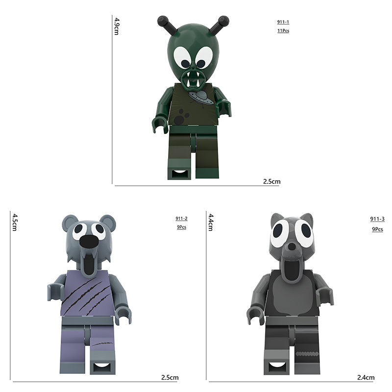 731STU Game Hollow Knight: 99 Nights in the Forest Action Figures Games Building Blocks Goat Monster Cartoon Hallownest Children Toys Halloween Gifts