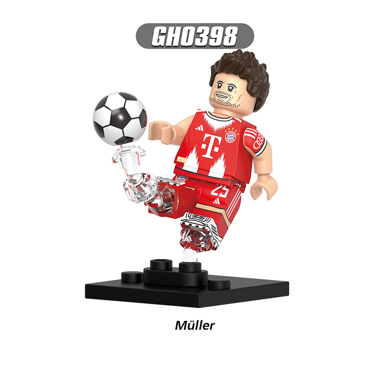 G0183 Football Star Musiala Olma Anime Minifigs Building Blocks Schranz Maignan Gakpo Boys Toys Gifts Children
