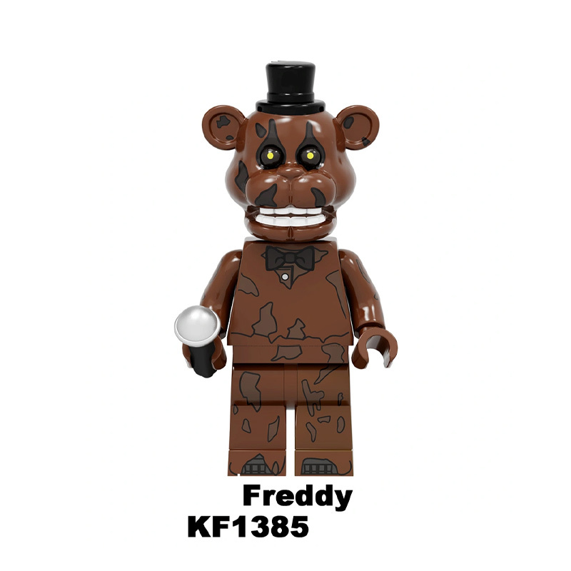 KF6071 Game Nightmare Freddy Phantom Foxy Action Figures Building Blocks Springtrap Minifigs Collection Children Birthday Gifts Toys