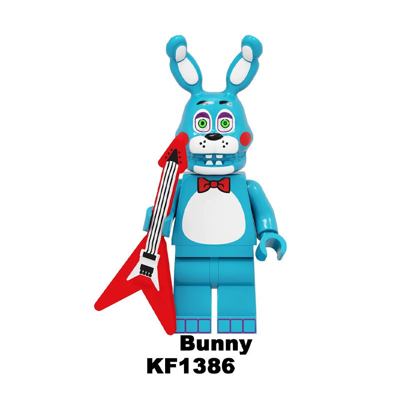 KF6071 Game Nightmare Freddy Phantom Foxy Action Figures Building Blocks Springtrap Minifigs Collection Children Birthday Gifts Toys