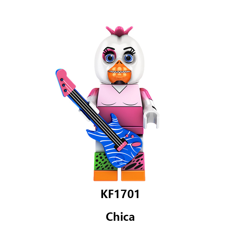 KF6122 Game Nightmare Freddy Phantom Foxy Action Figures Building Blocks Springtrap Minifigs Collection Children Birthday Gifts Toys