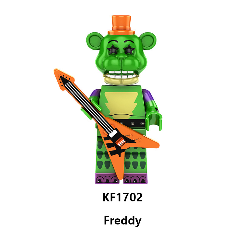 KF6122 Game Nightmare Freddy Phantom Foxy Action Figures Building Blocks Springtrap Minifigs Collection Children Birthday Gifts Toys
