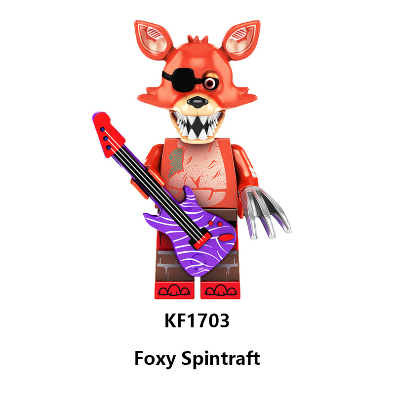 KF6122 Game Nightmare Freddy Phantom Foxy Action Figures Building Blocks Springtrap Minifigs Collection Children Birthday Gifts Toys