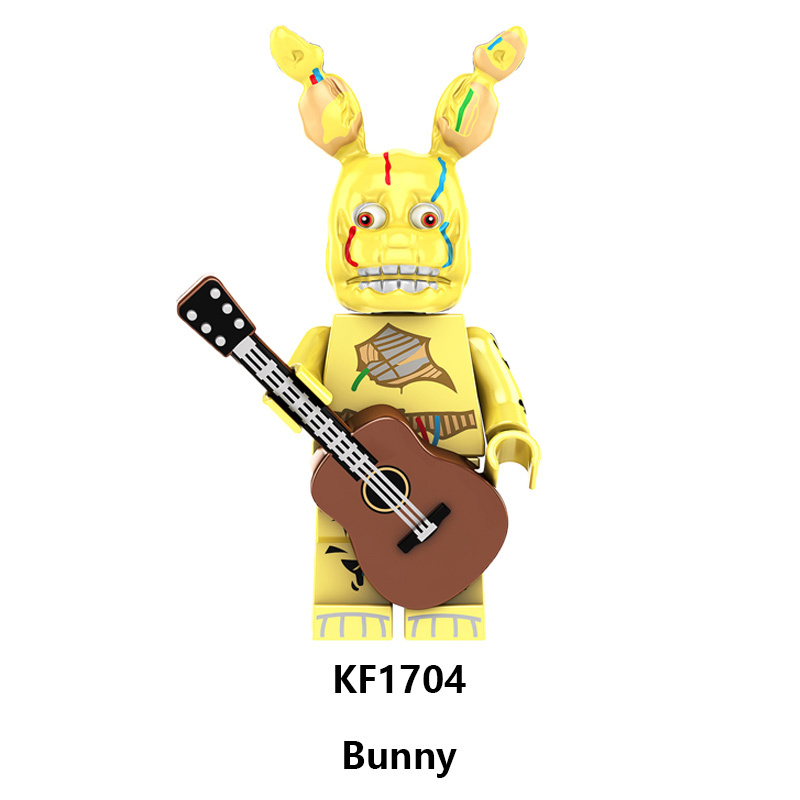 KF6122 Game Nightmare Freddy Phantom Foxy Action Figures Building Blocks Springtrap Minifigs Collection Children Birthday Gifts Toys