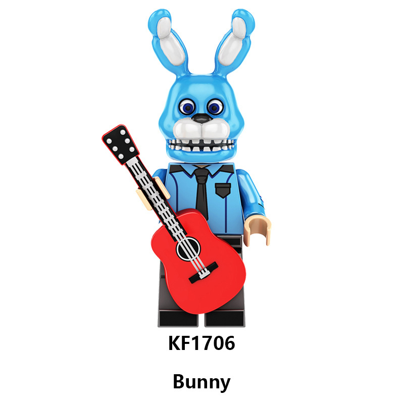KF6122 Game Nightmare Freddy Phantom Foxy Action Figures Building Blocks Springtrap Minifigs Collection Children Birthday Gifts Toys