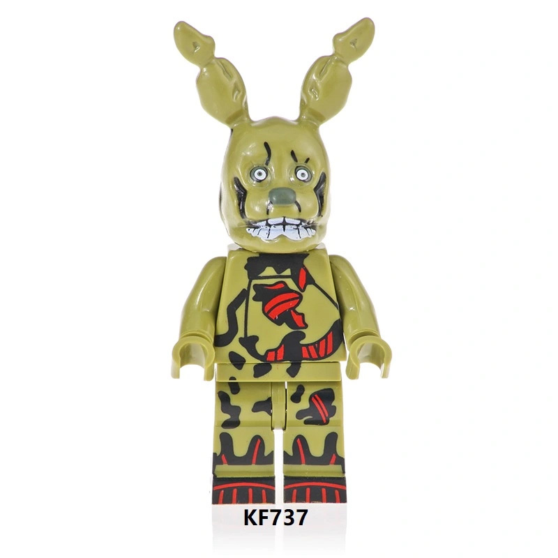 WM6171 Game Nightmare Freddy Phantom Foxy Action Figures Building Blocks Springtrap Minifigs Collection Children Birthday Gifts Toys