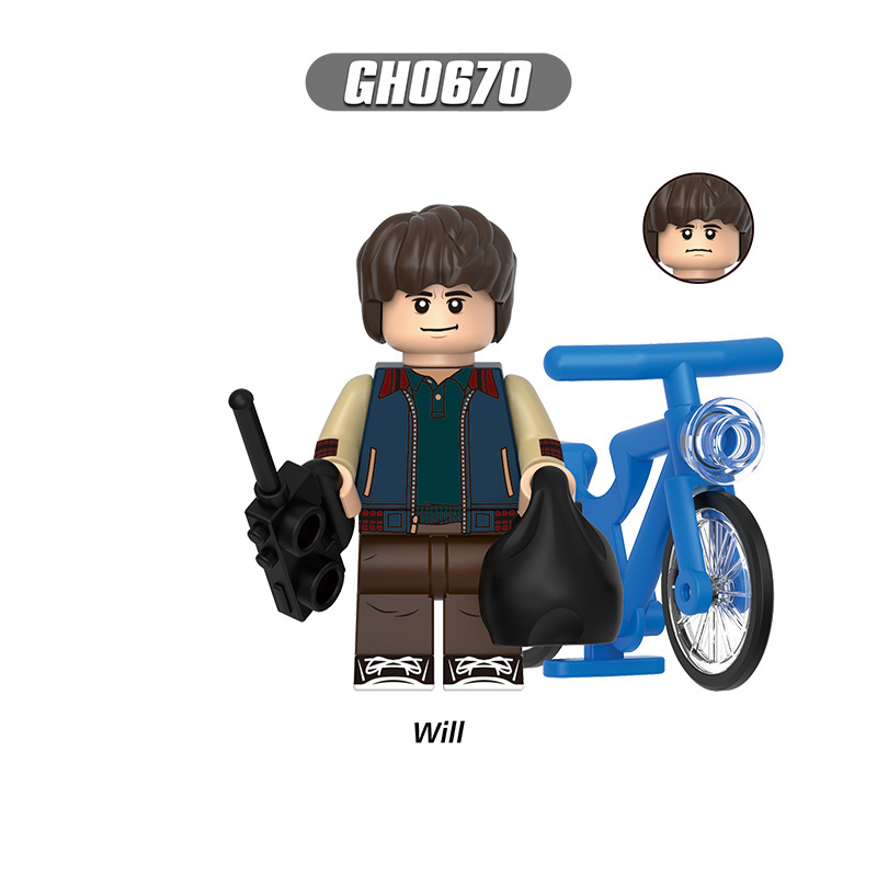 LG1007 Stranger Things Series Minifigs Building Blocks Vecna Cartoon Eleven Papa Billy Erica Figures Models Toys Gifts Children